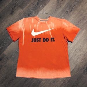 Orange Custom Dyed Nike T-Shirt